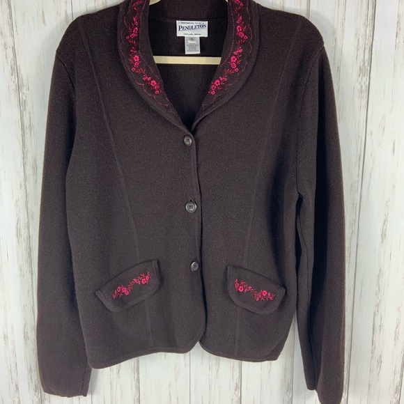 PENDLETON Button Down Cardigan Size XL - Picture 1 of 7